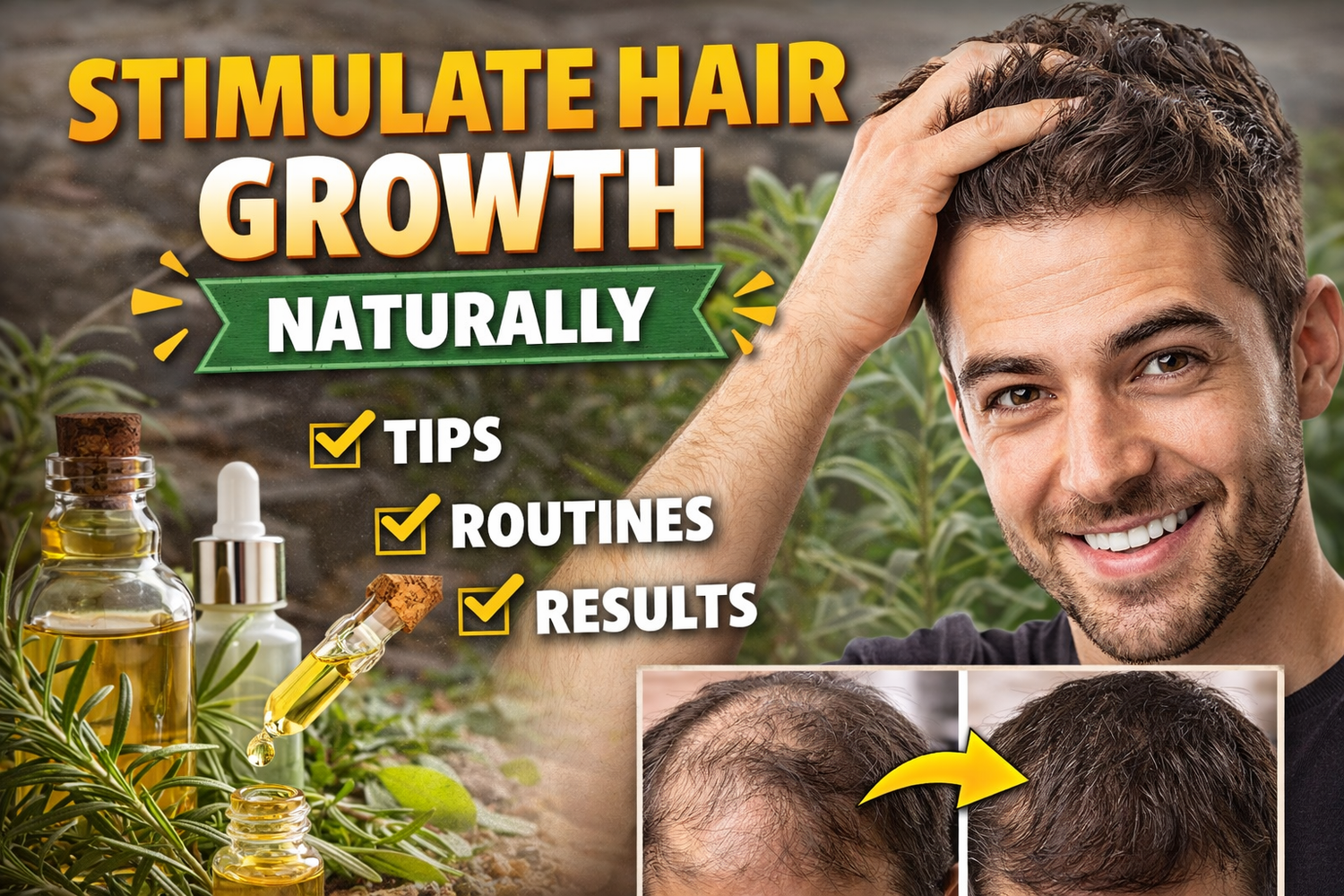 Stimulate Hair Growth Naturally